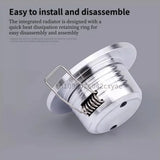 5pcs/lot dimmable mini COB downlights, 3W spotlights, LED recessed ceiling lights, AC85-265V household and commercial lighting