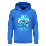 Kids Clothes Steal a Brainrot Six Seven 6-7  Baby Girls Hooded Sweatshirt Pants 2pcs Set Boys Autumn Pullover Tracksuits 5192
