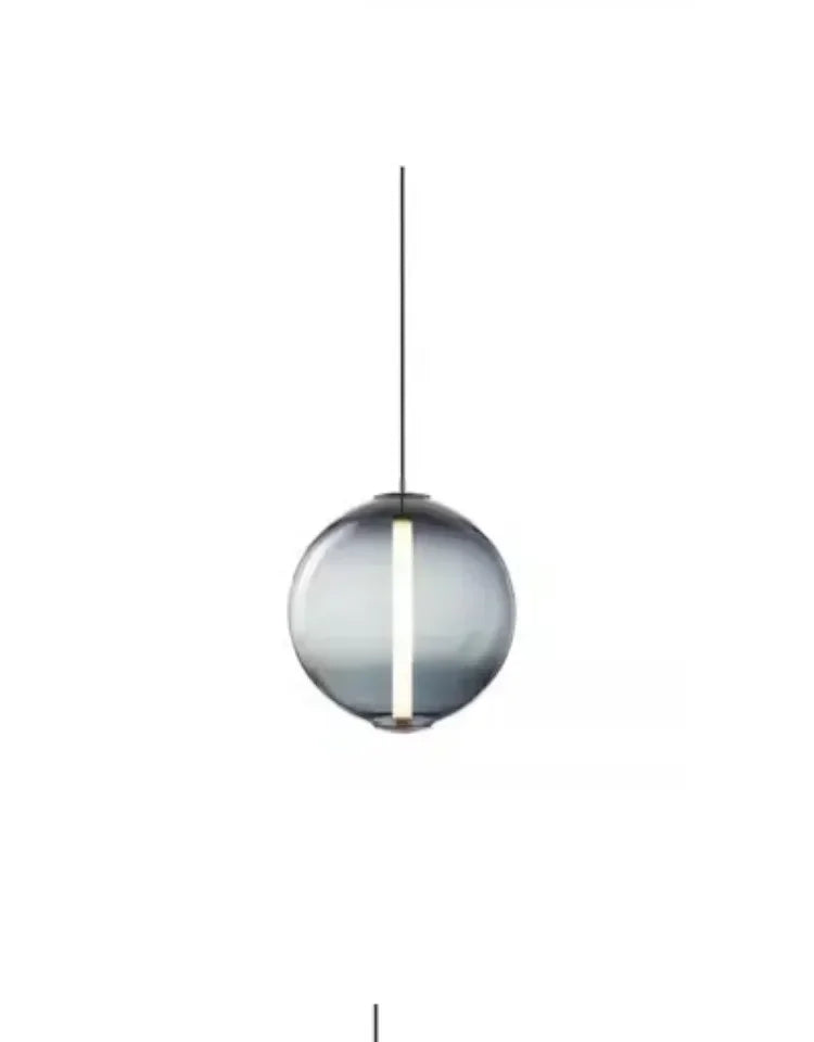 Nordic Minimalist Restaurant  LED Pendant Light  Modern Designer Glass Restaurant Small Pendant Light  Including Light Source