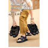 Summer Trendy Beach Sandals Casual Slip on Slippers, Lightweight Breathable Non Slip Soft Sole for Daily Casual Walking