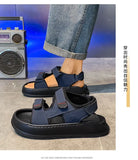Summer Trendy Beach Sandals Casual Slip on Slippers, Lightweight Breathable Non Slip Soft Sole for Daily Casual Walking