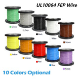 10 Colors UL10064 Ultra Fine Micro Wires FEP Insulation 26 28 30 32 34 36 40 AWG DIY High Conductivity Copper Cable for Solder