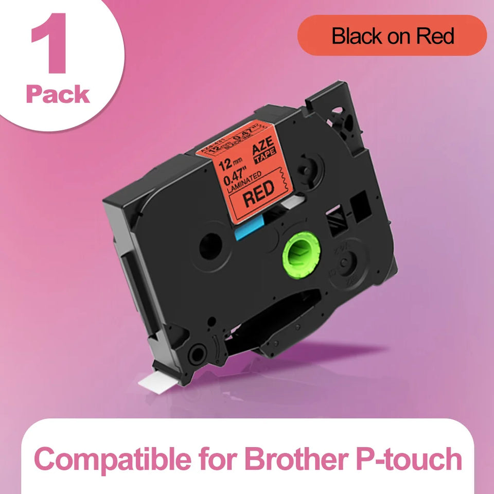 Markdomain 1PK 6mm/9mm/12mm 231 Label Tape Compatible for Brother P-Touch Label Maker for TZ TZE 131 231 431 531 631 731 Ribbon