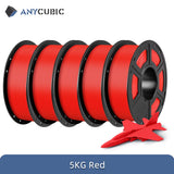 ANYCUBIC PLA 3D Filament For FDM 3D Printer 1.75mm Eco-friendly 3D Printing Material Failment For Kobra S1C 5KG EU US Warehouse