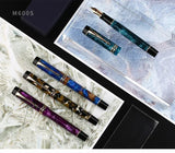 MAJOHN M600S Resin Pen 35 # Gold Plated Daming Tip Universal Type Student Adult Writing Practice Gift Ink Pen