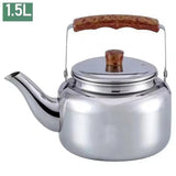 New 1L/1.5L/2L Tea Pot Large Capacity Fast Heating Teapot Stainless Steel Coffee Pot Home Camping