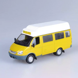 Foreign Trade Russian Car 1:43 Alloy Car GAZ Commercial Vehicle Bus Model Ornament Simulation Decoration Gift Display Collection