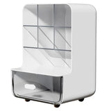 Angle Insertion Desk Pen Holder, Desktop Storage Box for Office Supplies & Cosmetics, Multifunctional Organizer Rack