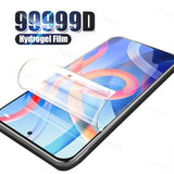 5PCS Hydrogel Film For Xiaomi Poco X5 X4 X3 F5 Pro Screen Protector For Poco M5 M5S M3 M4 M6 Pro F3 F4 GT Protective Film