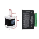 Nema17 Hybrid Open-loop Stepper Motor 2PH 34/40/48/60mm Length 4-Lead 0.28/0.42/0.56/7Nm for 3D Printer CNC Machine Tools Laser