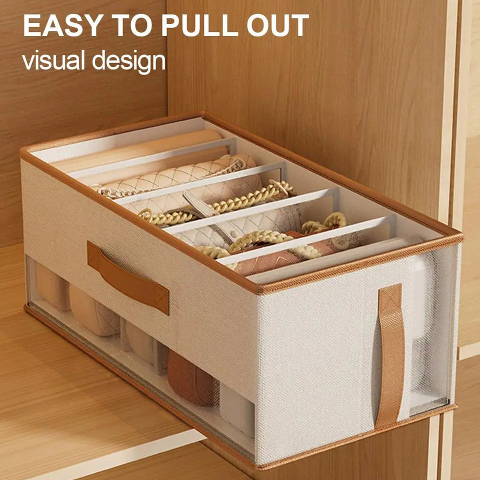 Organizer Box for Storage in The Closet Underwear Drawers Storage Bedroom Cabinet Socks Bra Storage Pants Organizer
