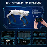 Remote Control Smart Robot Dog, 4-Legged Bionic Quadruped Robot, Programmable RC Toy for Kids, Interactive Electronic Pet, Great