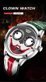 LIGE 2025 TOP Men's Watches Quartz Clown Dial Watches Unique Strange Fashion Cool Watch Waterproof watches for men reloj hommes