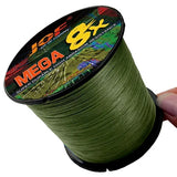 JOF X8 PE Braided Fishing Line Pesca Carp Multifilament Fly Wire Japanese Saltwater 1000M 500M 300M 18LB-78LB