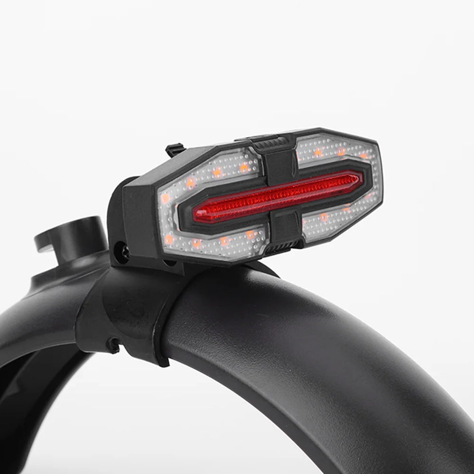 Electric Scooter Turning Signal Tail Light USB Rechargable with Remote Control Warning Lamp LED Waterproof for M365 Pro 2 MI 4