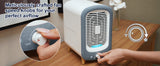 Jafanda Air Purifier for Home Bedroom 780sq ft, HEPA &Activated Carbon, Air Cleaner with Fragrance Sponge & Nightlight for Smoke