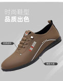 Retro Leather Shoes for Men Summer 2025 New Outdoor Lightweight Men's Loafers British Peas Shoes Men's Moccasins Tenis Masculino