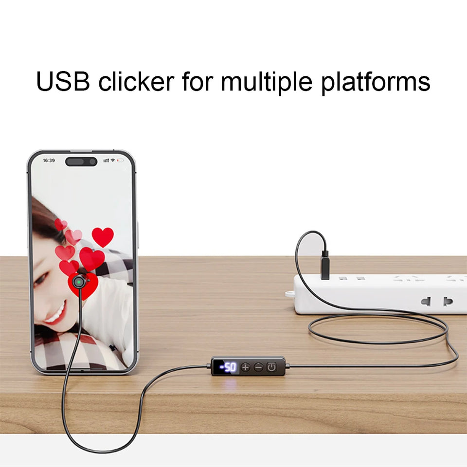 Universal Mobile Phone Screen Clicker Device Live Broadcast Fast Praise Automatic Loop Connecting Device Point Device