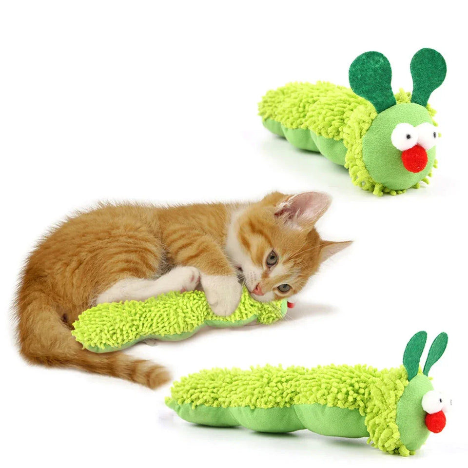Suitable For Cleaning And Chewing Toys For Kittens And Adult Cats, Containing Catnip - Soothing Gums, Removing Dental Plaque,