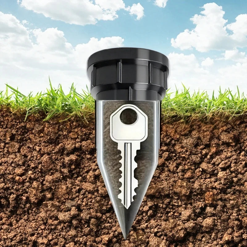 Realistic Underground Watering Can Garden Key Hider Durable Plastic Key Safe for Outdoor Garden Security No Battery Needed