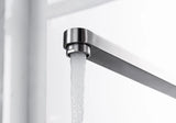 Hidden Lifting Folding Kitchen Faucet 304 Stainless Steel Sink Faucet Hot and Cold Mixed Water Separate Sink Tap Dual Holes