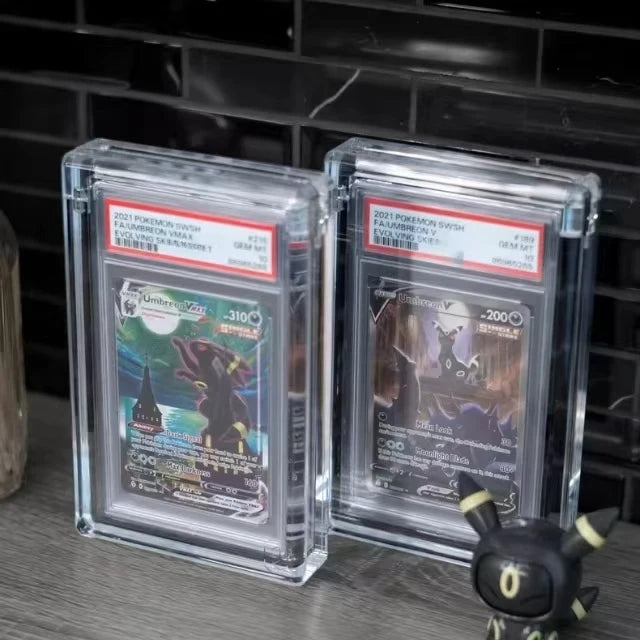 Custom Magnet Acrylic Graded Card Collectible Slab Acrylic Display Case for CGC BGS TCG Grading Card Slab Protector