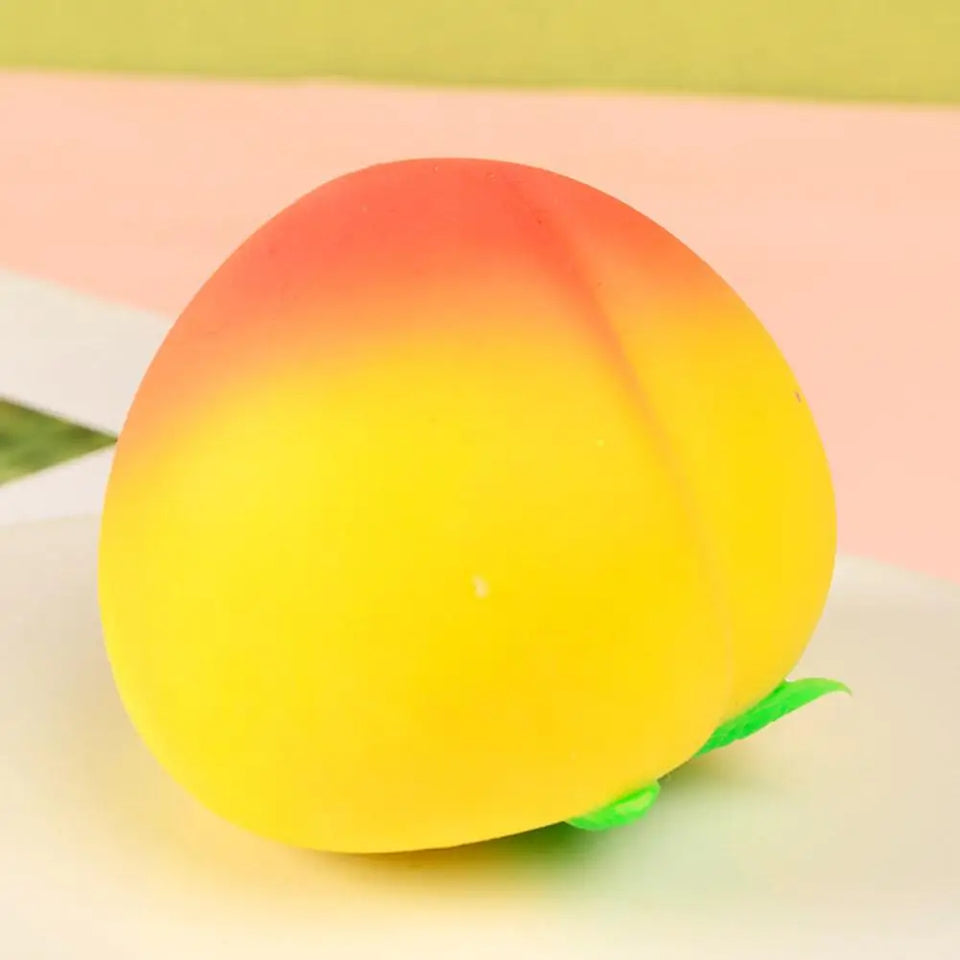Peach stress-relieving toys – Slow Rising Stress Relief for Kids & Adults, Squeeze Anti-Anxiety Sensory Fidget Toy