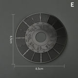 Coffee Powder Grinding Thickness Reference Comparison Card Grinder Grinding Powder Thickness Comparison Scale Coffee Accessories