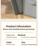 Clothes Storage Box Household Large-capacity Wardrobe Snacks Toys Layered Finishing Artifact Folding Storage Box Basket with Lid