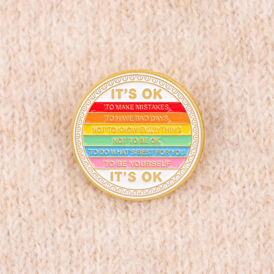 Book Enamel Pin Coffee Brooches for Lapel Pins Quote Phrase Words Badge on Backpack Clothing Accessories Fashion Jewelry Gifts