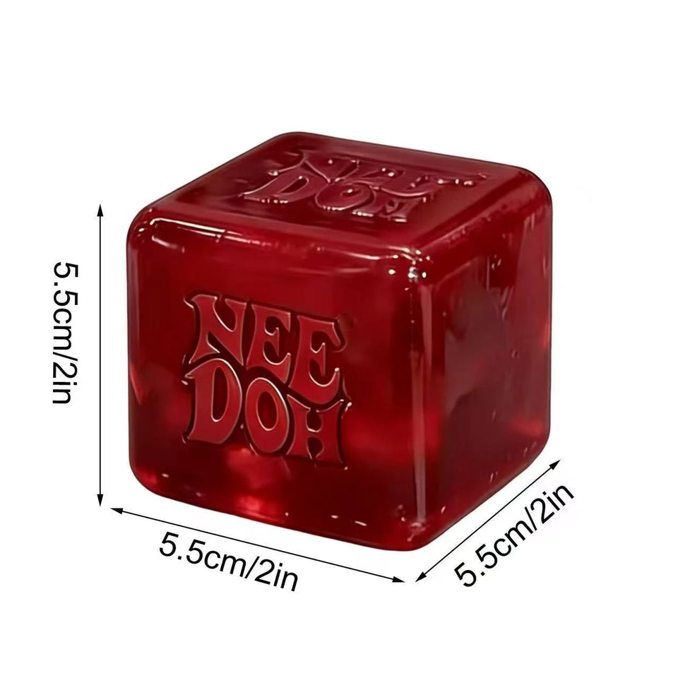 Nice Cube Squishy Toy Sensory Stress Reliever Soild Birthday Gift Party Favors for Anxiety Decompressed Adults Kids Party Decor