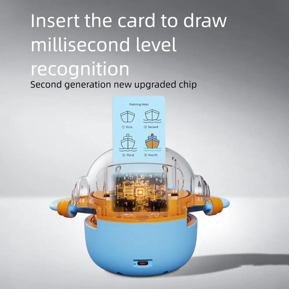 Voicebots Drawing Robot For Kids Voice Interactive Educational Drawing Machine Magic Painting Robot Gift For Boys Girls