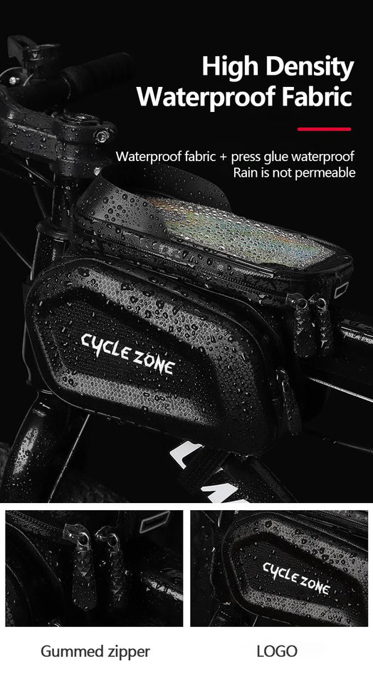 Bicycle Bag Touch Screen Phone Case Holder Large Capacity Top Frame Tube Bag MTB Road Bike Bag Phone Case Cycling Accessories