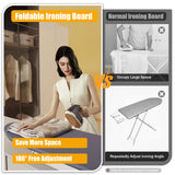 80cm Modern Retractable Ironing Board Closet Pull-Push Stow Away In The Cabinet