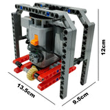 Technical Electric MOC Building Blocks 6-Leg Walking Robot RC Omnidirectional Robot Model DIY  bricks blocks Toy for kids