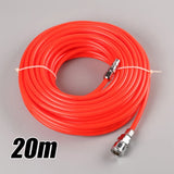 Heavy-Duty Pneumatic Straight Pipe Air Compressor Hose with Quick Connector – Ideal for Tools, Garden Gear & More