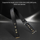 M.2 NVME Extender NGFF M-Key PCIe4.0 SSD Extention Card M.2 NVMe SSD Extension Cable for M.2 2230 2242 2260 2280 SSD