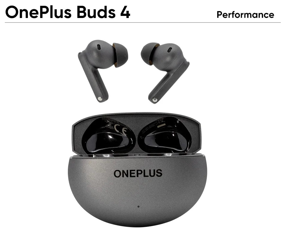 OnePlus Buds 4 Global Version True Wireless Bluetooth Headset 55dB Long Range AI Call Noise Active Reduction IP55 Waterproof