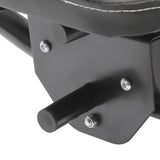 Ab Machine Foldable Abdominal Exercise Equipment Carbon Steel Foam ABS Black 3 Gears 0-180° Rotation LED Display Home Gym