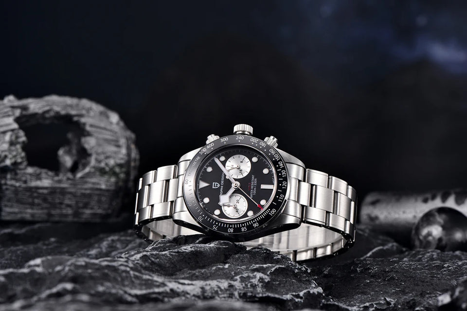 2026 New PAGANI DESIGN Panda Men's Watches Luxury Quartz Chronograph Waterproof AR Sapphire Mirror Sports Watch For Men Luminous