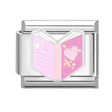 Cute Cats Flowers Planet Coffee Milk Cake Mountain Italian Charm Links Fit 9mm Stainless Steel Bracelet DIY Jewelry Making Gifts