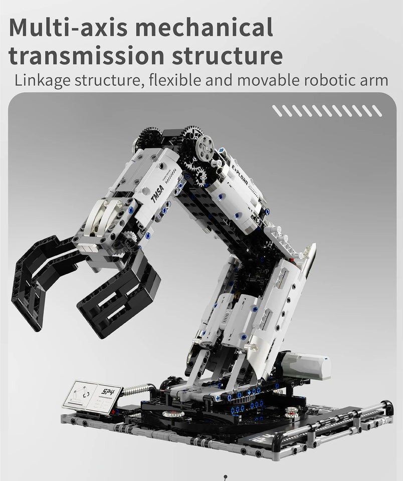 Robotic Arm Building Blocks Programmable Remote Control toys STEM Learning Cultivation of interest in mechanical engineering