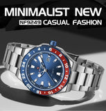 Naviforce 9249 High Quality Sports Casual Mens Watch Business Stainless Steel Quartz Wristwatches Male Clock Reloj Hombre