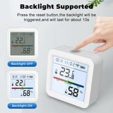 Tuya Zigbee 3.0 WiFi Temperature Humidity Sensor Smart Thermometer Hygrometer APP Remote Control Work with Yandex Alexa