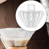 Coffee Filter Shape Retainer Easy Clean Coffee Accessories Coffee Filter Press for Travel Cafe Restaurant Office Camping