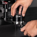 IKAPE  Gravity Espresso Distributor, Fits 51/54/58MM Espresso Portafilter,Coffee Distribution Tool(Black/White/Sliver)