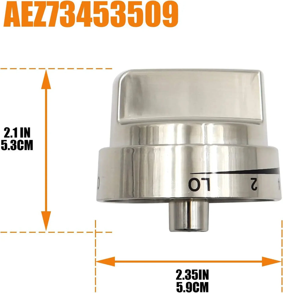 10x AEZ73453509 Gas Cooktop Control Knob AEZ73453508 AEZ72909008 AP5669773 PS7321756 Compatible with L/G Oven Stovetop
