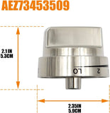 10x AEZ73453509 Gas Cooktop Control Knob AEZ73453508 AEZ72909008 AP5669773 PS7321756 Compatible with L/G Oven Stovetop