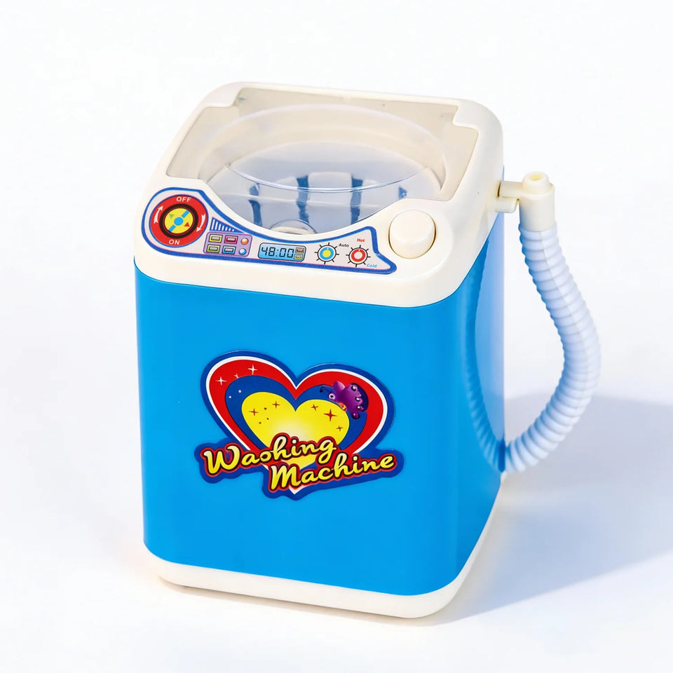 Lash Washing Machine Mini Electric Dehydration Washer Toy Powder Puff Beauty Egg Makeup Brush Washing Machine Toys Coffee Mixer