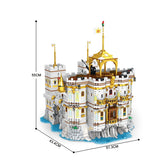 4168PCS Royal Bay Castle Building Blocks Medieval Vintage City Scape Construction Model Bricks Toys Creative Gifts for Children